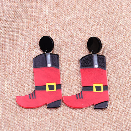 Cartoon Style Geometric Arylic Earrings