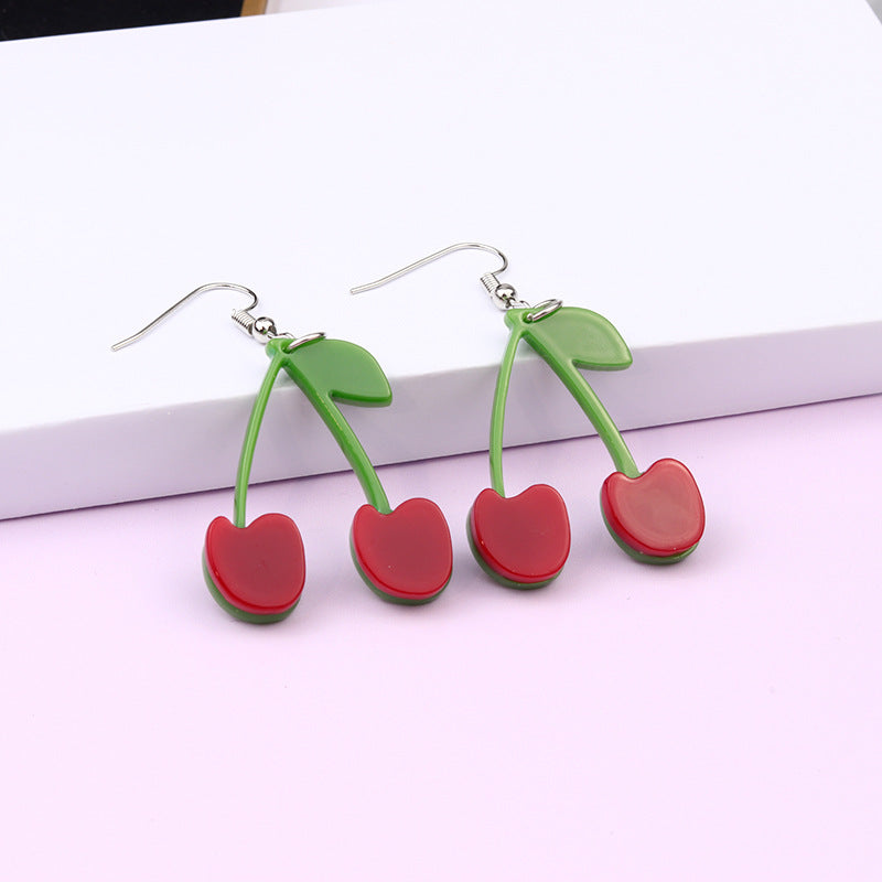 Cartoon Style Geometric Arylic Drop Earrings