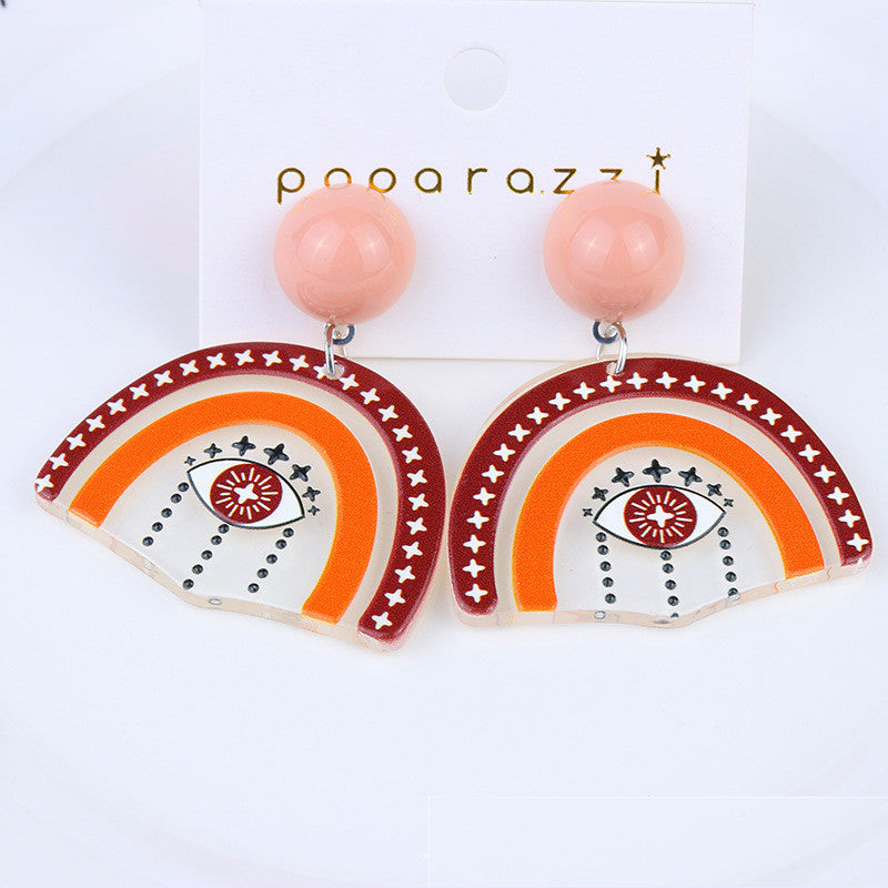 Cute Geometric Arylic Earrings