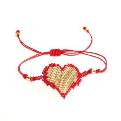 Valentine's Day Love Miyuki Rice Beads Bracelet