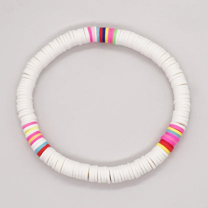 New Glass Beads Colorful Enamel Small Bracelet Female Summer Hand-beaded Bracelet