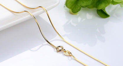 Simple Style Solid Color Copper Necklace Copper Necklaces