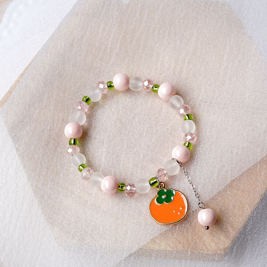 Simple Style Fruit Alloy Beaded Bracelets