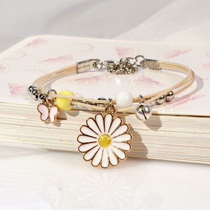 Simple Style Fruit Alloy Flowers Bracelets