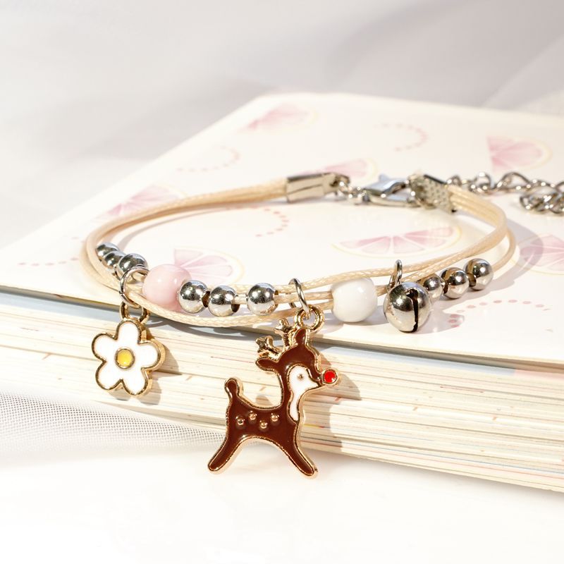 Simple Style Fruit Alloy Flowers Bracelets