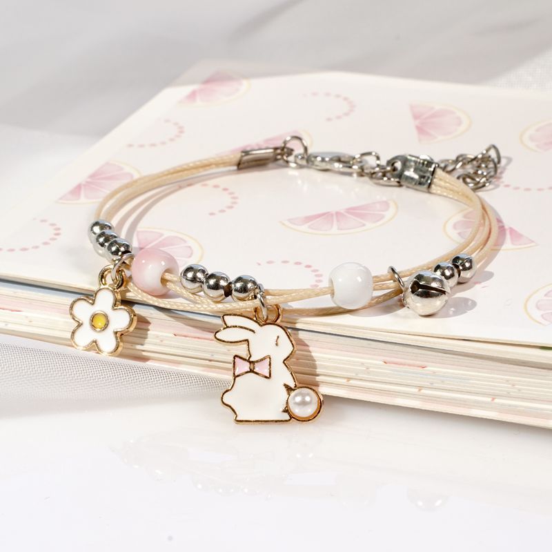 Simple Style Fruit Alloy Flowers Bracelets