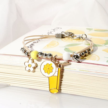 Simple Style Fruit Alloy Flowers Bracelets