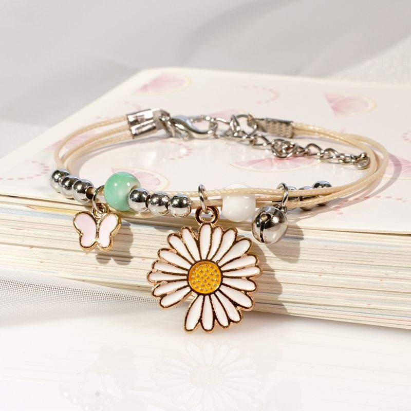 Simple Style Fruit Alloy Flowers Bracelets