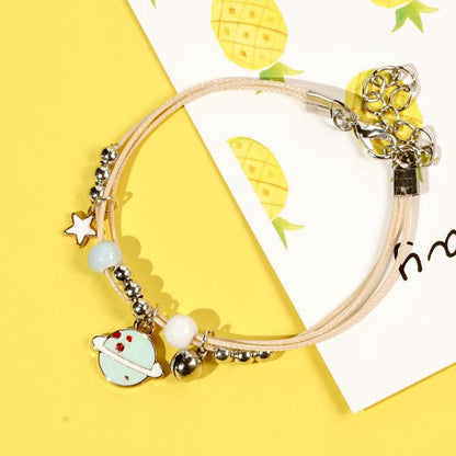 Simple Style Fruit Alloy Flowers Bracelets