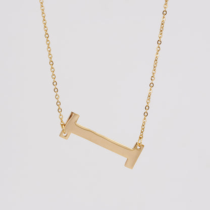 Simple Style Letter Stainless Steel Necklace Plating Stainless Steel Necklaces