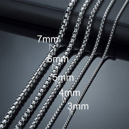 Modern Style Geometric Stainless Steel Necklace Plating Stainless Steel Necklaces