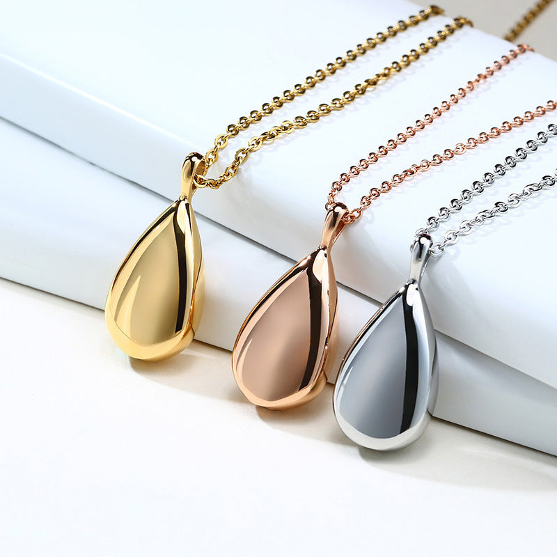 Fashion Geometric Titanium Steel Necklace Plating Stainless Steel Necklaces