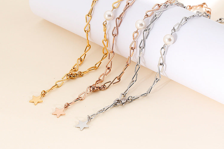 Simple Fashion Temperament Five-pointed Star Necklace Wholesale