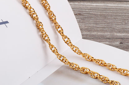 Fashion Hollow Splicing Stainless Steel Waist Chain Wholesale Nihaojewelry