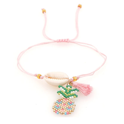 Miyuki Rice Beads Hand-woven Demon Eye Bracelet Personality Ethnic Style Jewelry