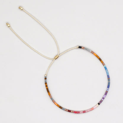 Simple Style Round Glass Wholesale Bracelets