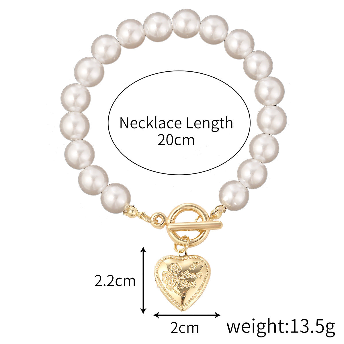 Fashion Geometric Heart Shape Imitation Pearl Alloy Plating Women's Bracelets