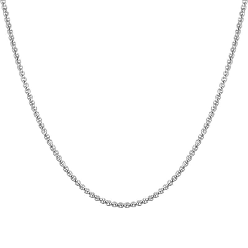 Simple Style Geometric Stainless Steel Plating Chain Necklace