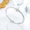 Simple Style Crown Rhinestones Alloy Wholesale Bangle