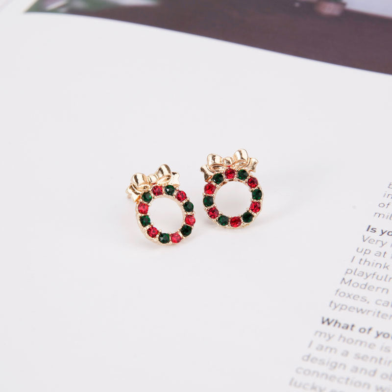 Cute Geometric Alloy Plating Women's Ear Studs 1 Pair