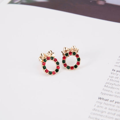 Cute Geometric Alloy Plating Women's Ear Studs 1 Pair