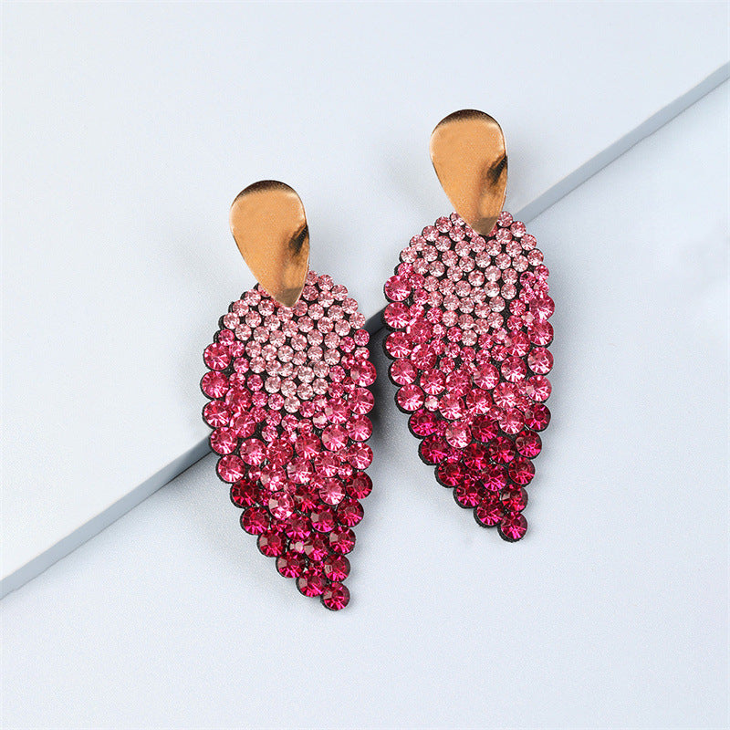 Fashion Leaves Plastic Resin Women's Earrings 1 Pair