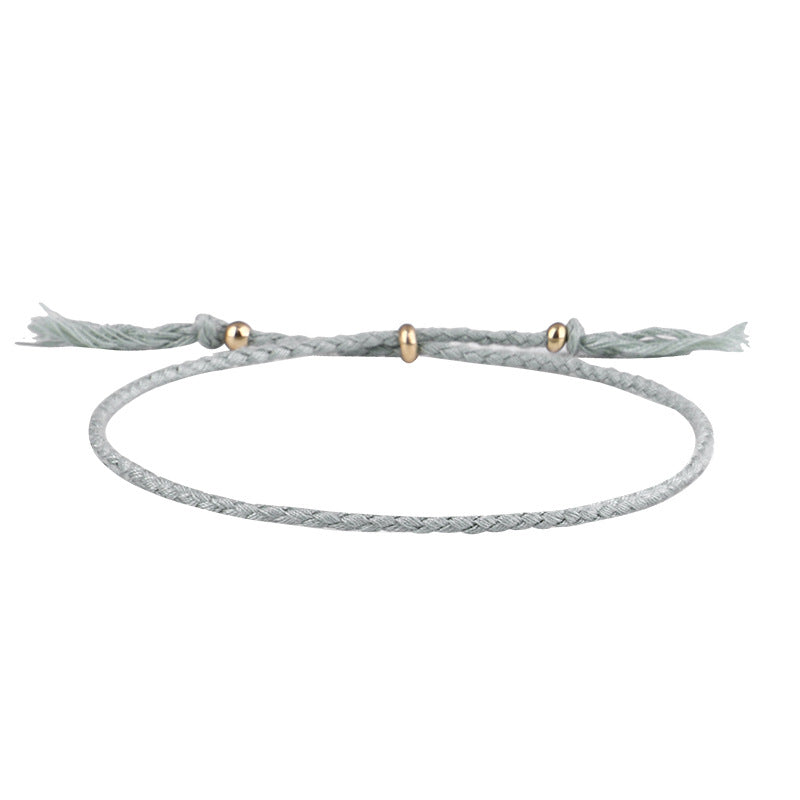 Simple Style Solid Color Rope Braid Women's Bracelets