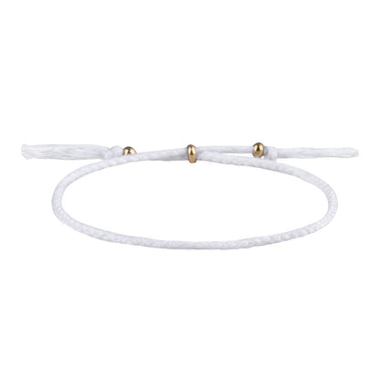 Simple Style Solid Color Rope Braid Women's Bracelets