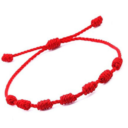 Simple Style Devil'S Eye Palm Glass Rope Unisex Bracelets