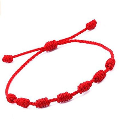 Fashion Devil's Eye Palm Alloy Glass Rope Knitting Unisex Bracelets