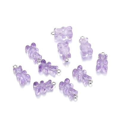 10 Pieces Resin Bear