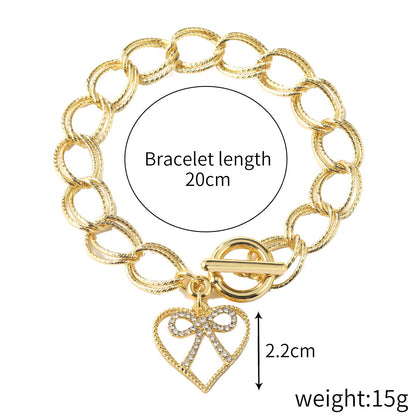 Fashion Solid Color Alloy Plating Women's Bracelets 1 Piece