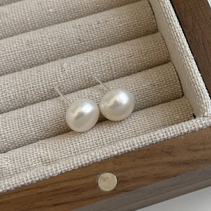 Elegant Geometric Imitation Pearl Women's Earrings 1 Pair