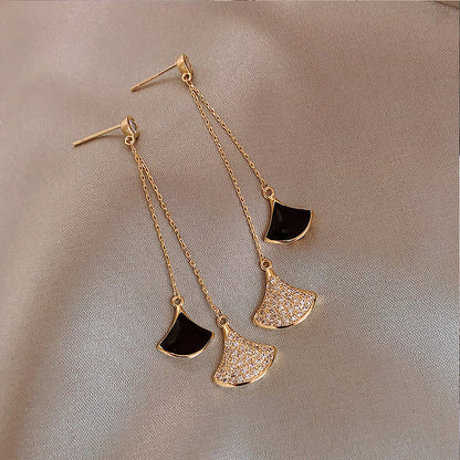 Ins Style Geometric Alloy Plating Women's Earrings 1 Pair