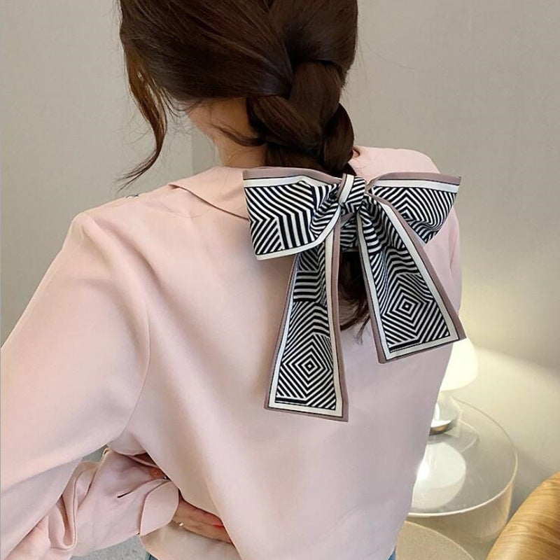 Retro Polka Dots Flower Cloth Stripe Hair Band