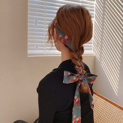 Retro Polka Dots Flower Cloth Stripe Hair Band