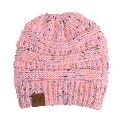 Women's Fashion Color Block Embroidery Eaveless Wool Cap