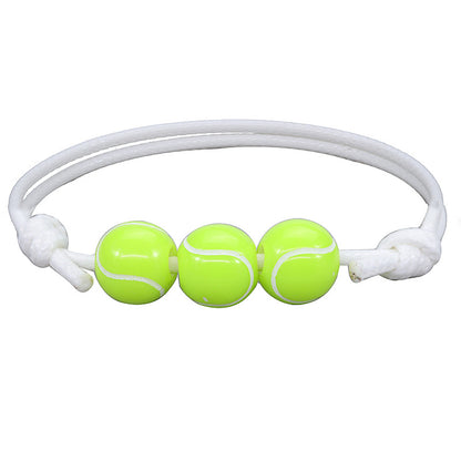 Simple Style Basketball Football Arylic Unisex Bracelets