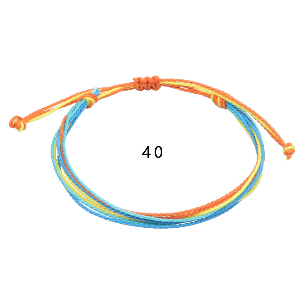 Bohemian Colorful Rope Women's Bracelets 1 Piece