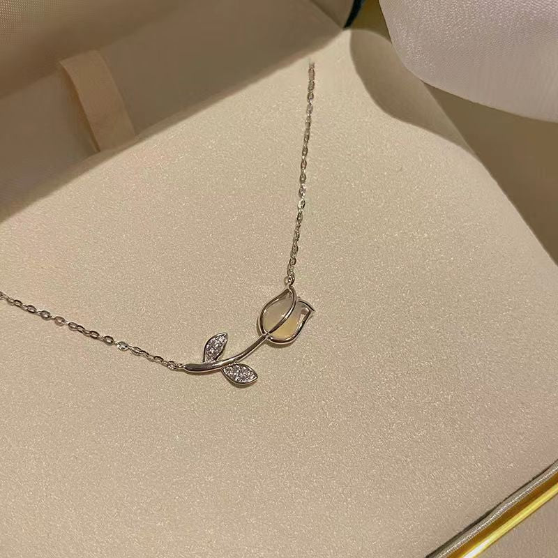 Fashion Heart Shape Alloy Pearl Plating Inlay Artificial Gemstones Women's Pendant Necklace 1 Piece