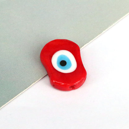 1 Piece 18 * 25mm Glass Eye Beads