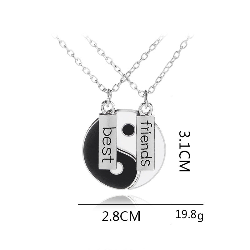 1 Piece Simple Style Letter Alloy Plating Unisex Pendant Necklace