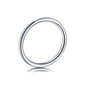 Fashion O-Shape Stainless Steel Plating Nose Ring