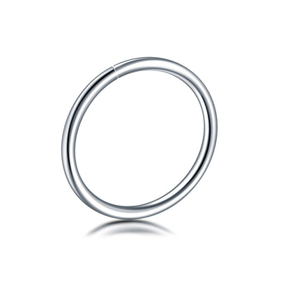 Fashion O-Shape Stainless Steel Plating Nose Ring