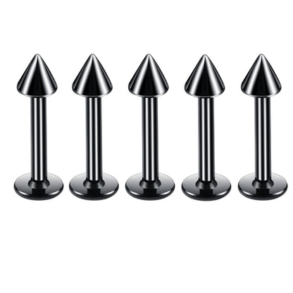 Fashion Geometric Stainless Steel Polishing Lip Stud