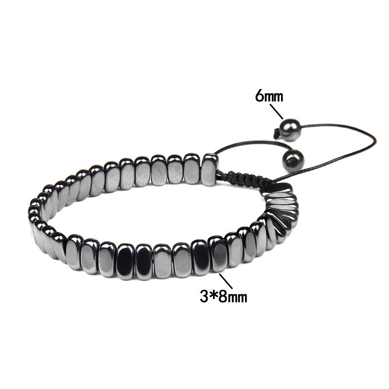 Retro Geometric Metal Handmade Men's Bracelets 1 Piece