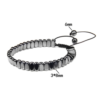 Retro Geometric Metal Handmade Men's Bracelets 1 Piece