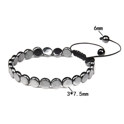 Retro Geometric Metal Handmade Men's Bracelets 1 Piece