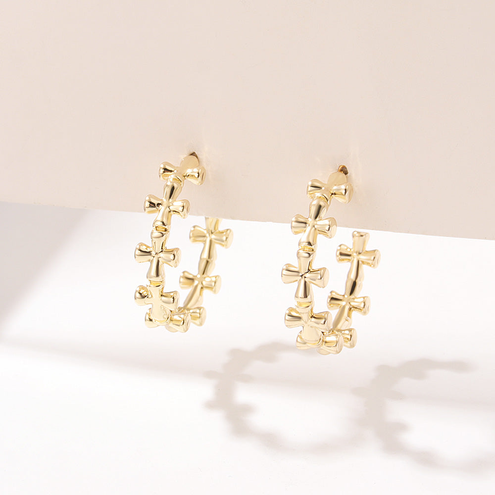 Fashion Geometric Alloy Plating Women's Ear Studs 1 Pair