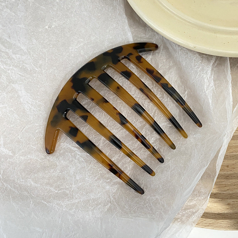 Retro Geometric Acetic Acid Sheets Hair Combs 1 Piece